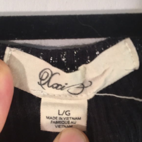 Shinny black tank top! - Picture 2 of 5